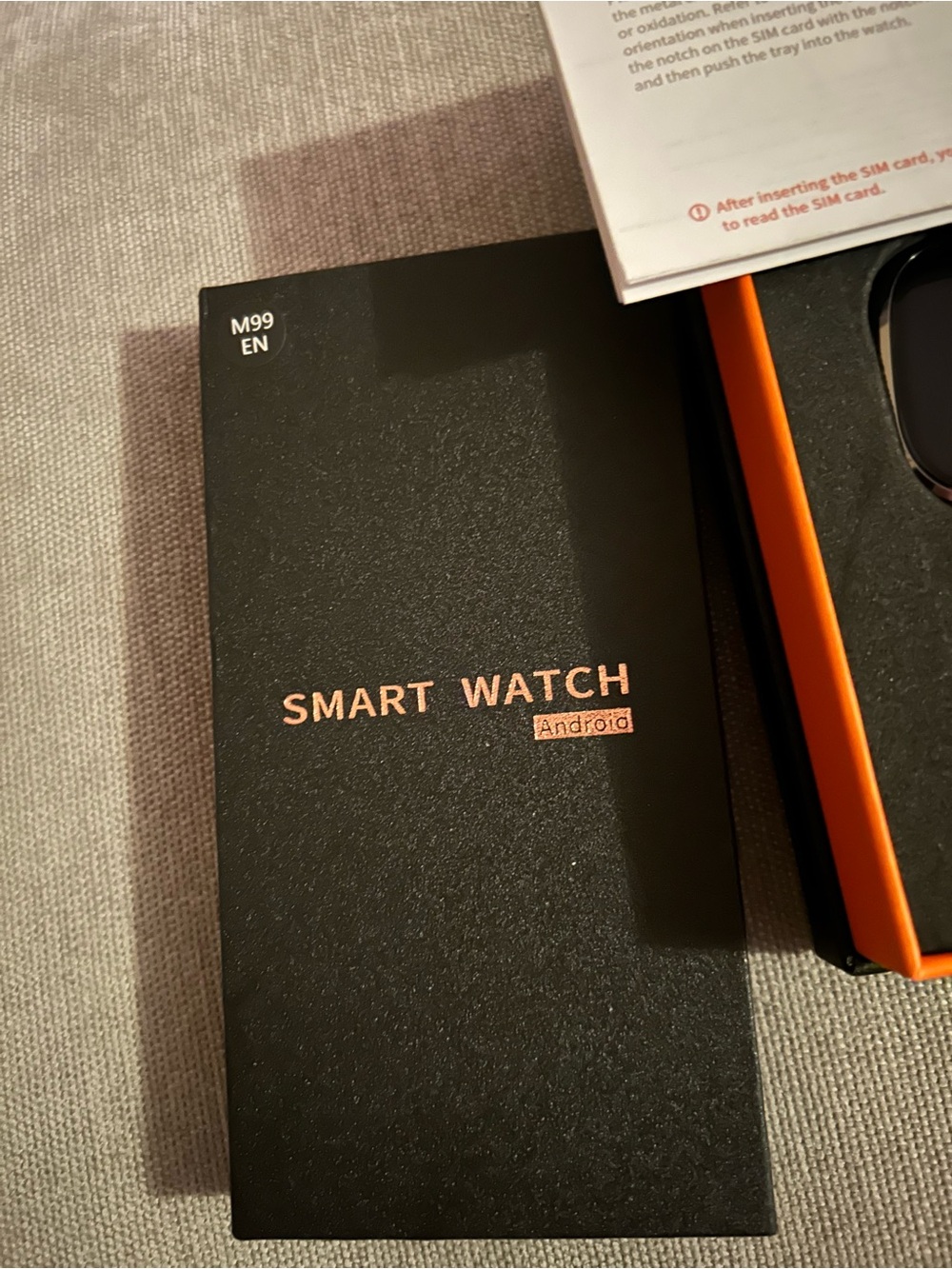 Android Compatible Smart Watch - Black